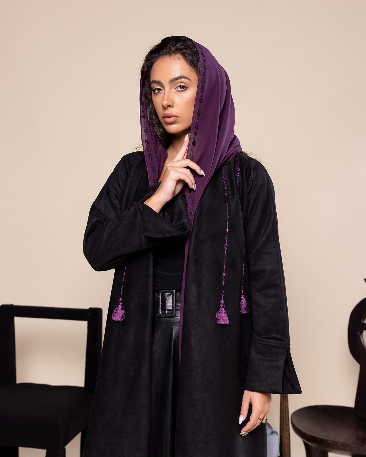 Suede Purple Arrow