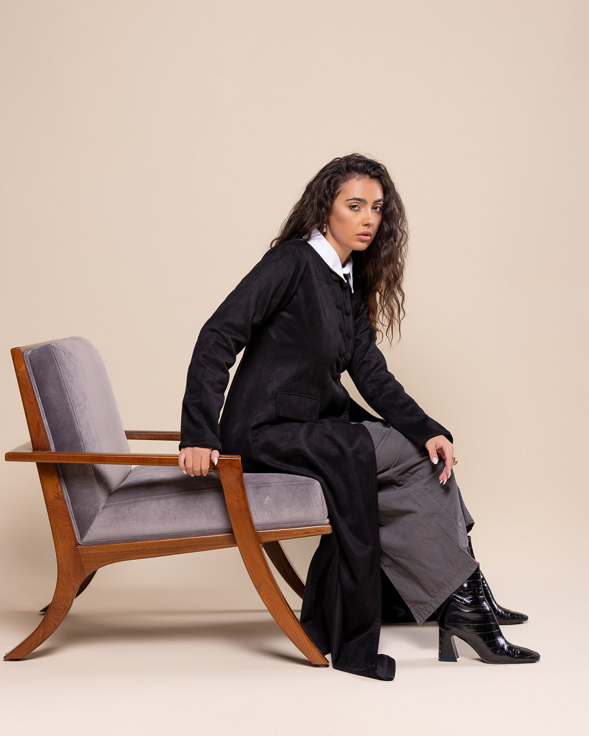 Suede Black Jacket