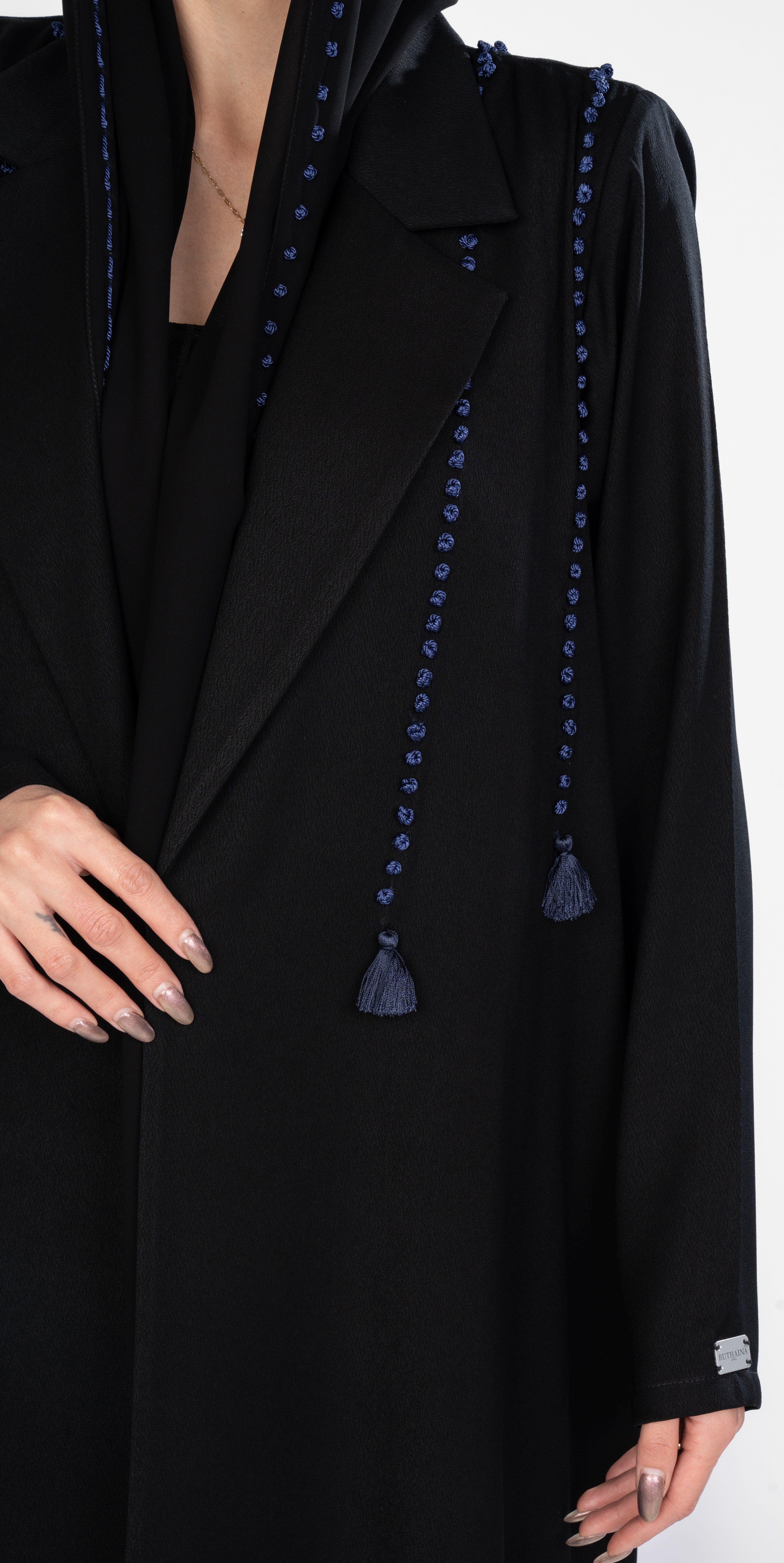 Navy Tassels