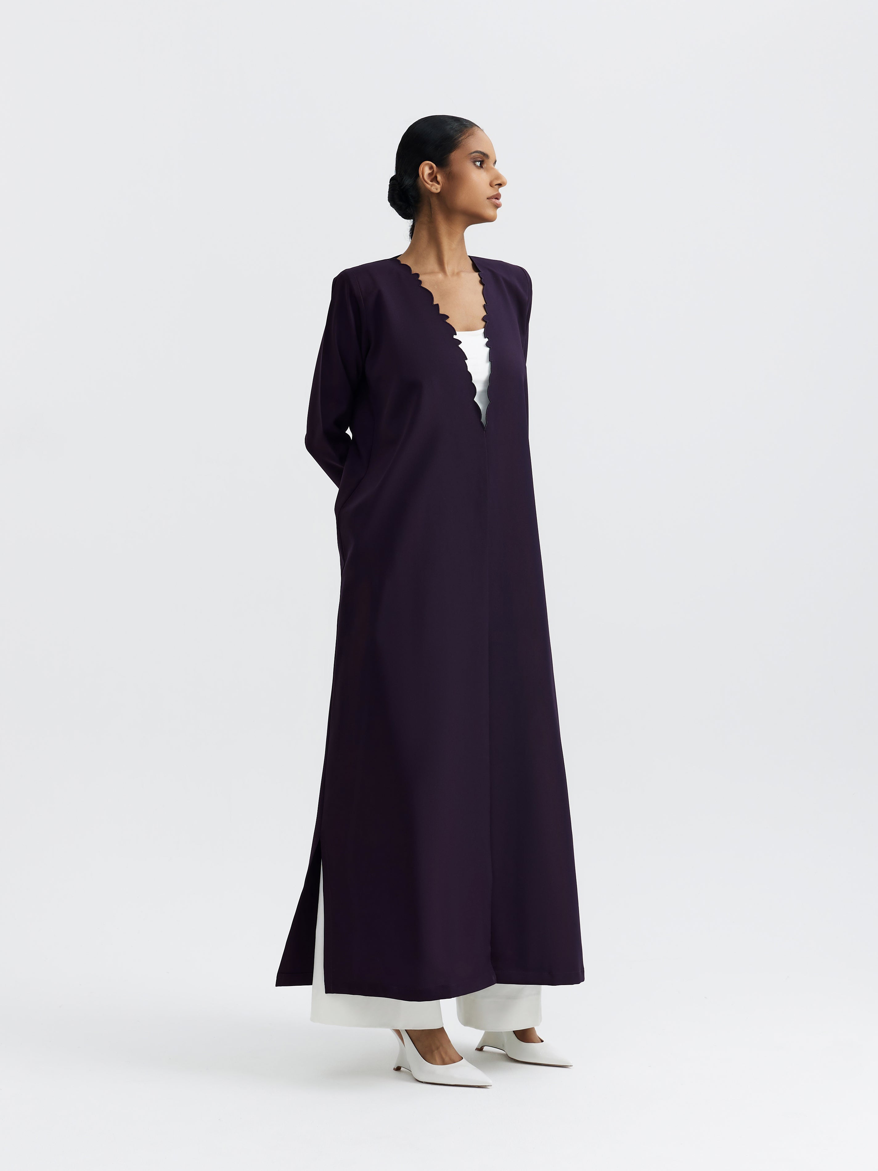 Purple tight sleeve leaf