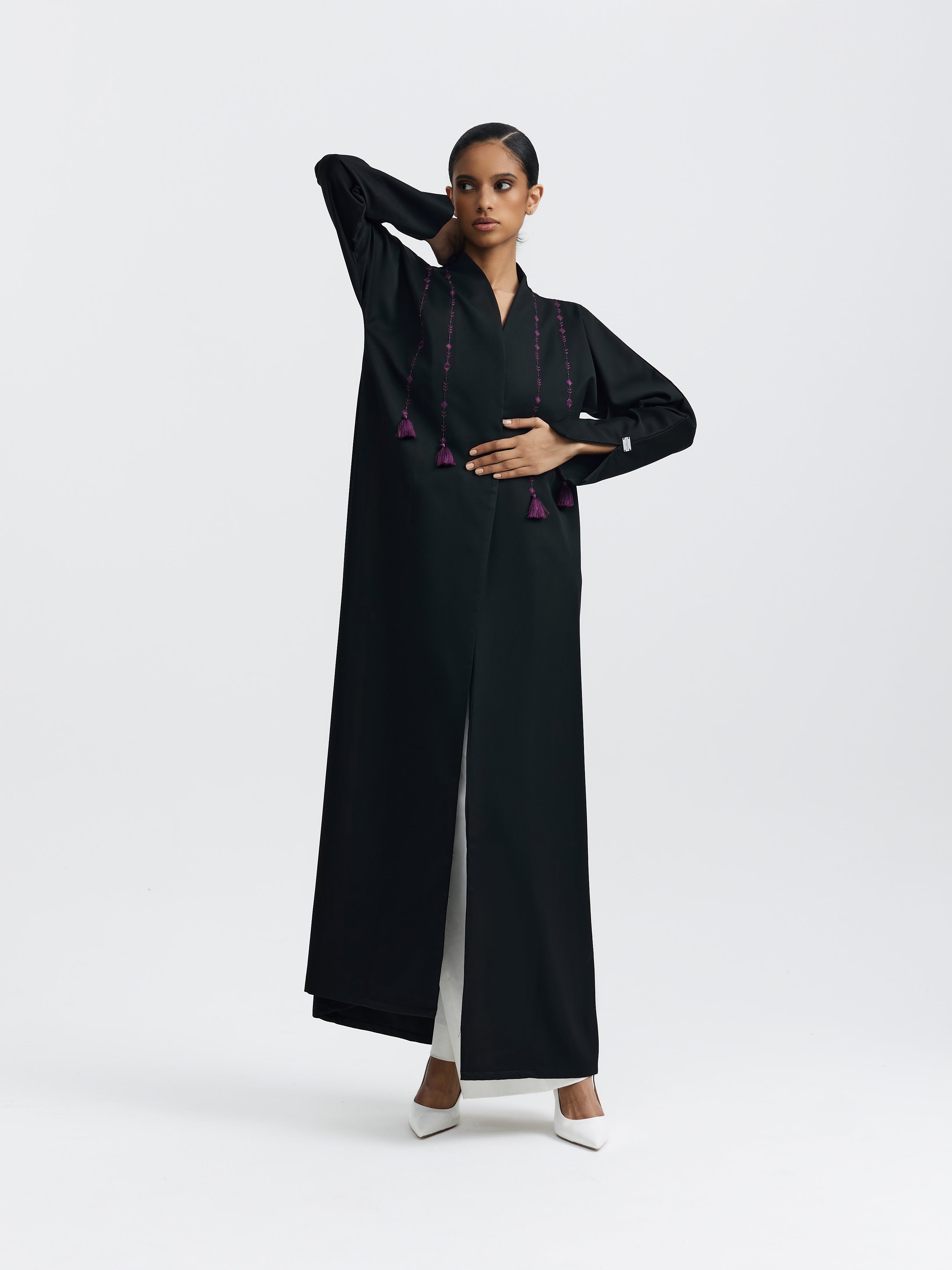 PURPLE ARROW TASSELS