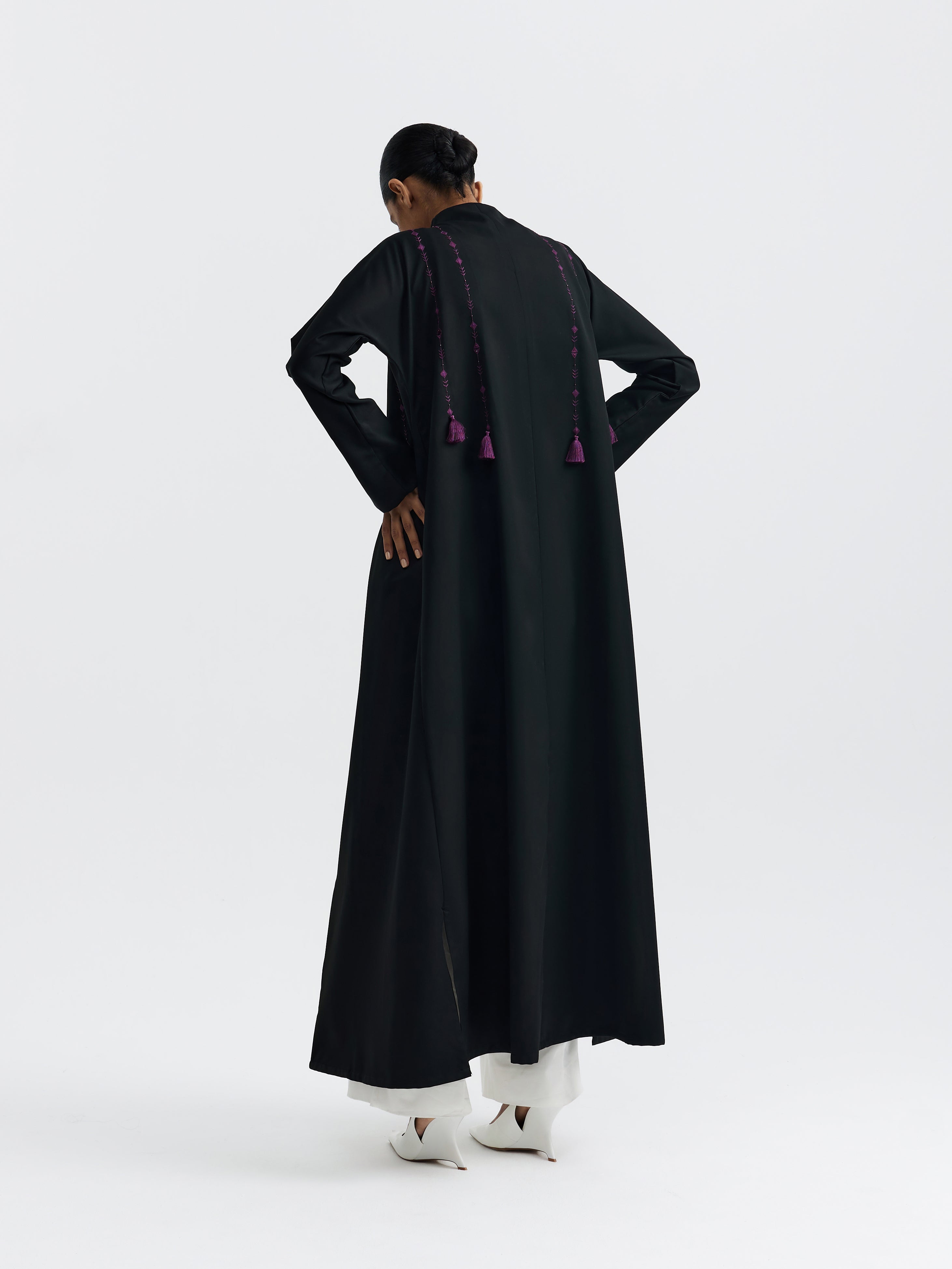 PURPLE ARROW TASSELS