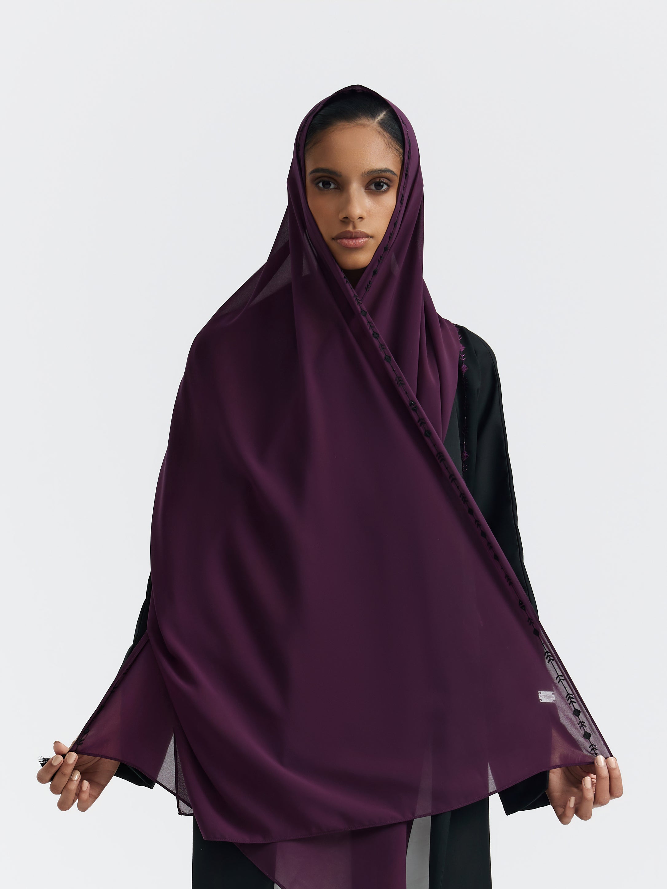 PURPLE ARROW TASSELS